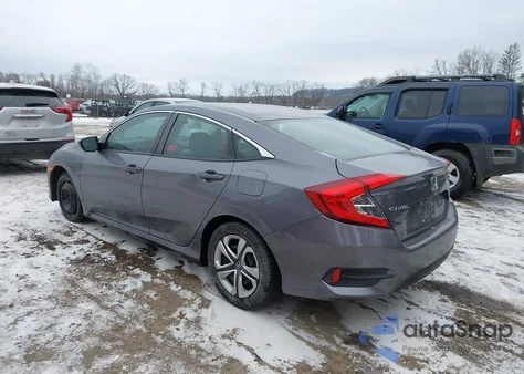 2017 Honda Civic Lx из США, поврежденный, VIN 19XFC2F57HE079136